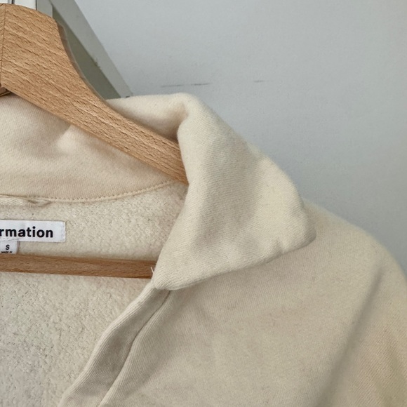 Reformation Cream Collared Sweater - Picture 5 of 6